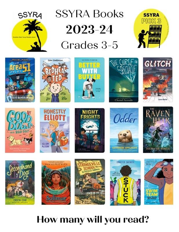 SSYRA Books 3rd - 5th grades