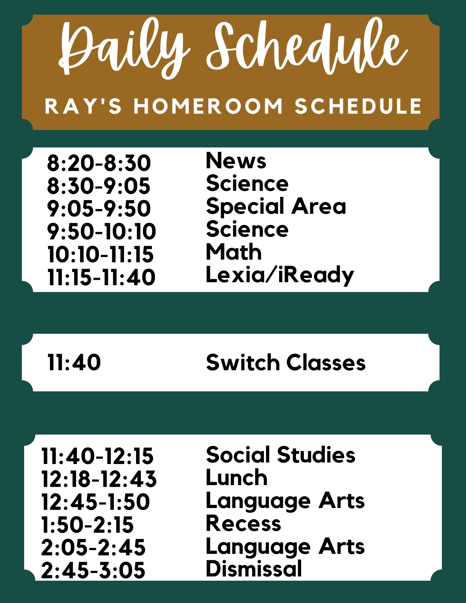 HRSchedule