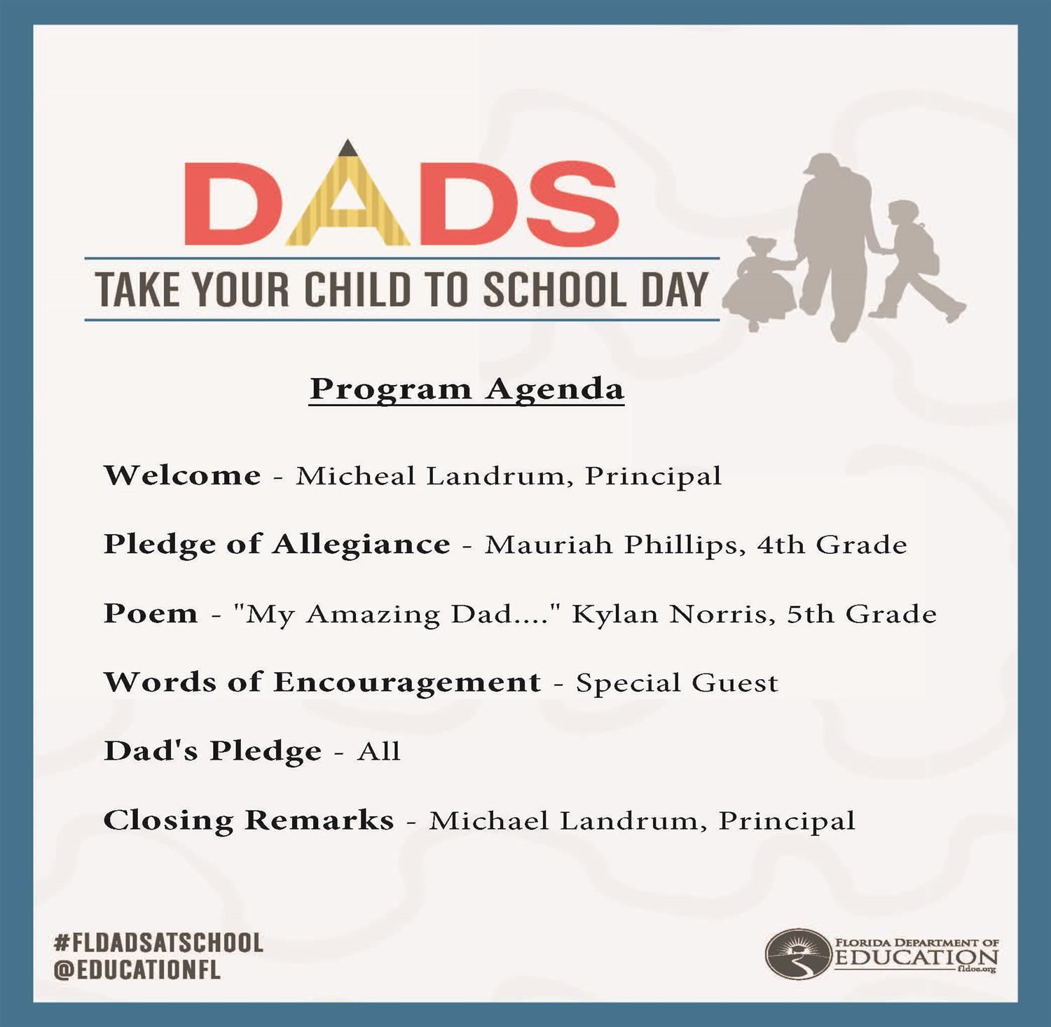 Dad's Take your Child to School 2025