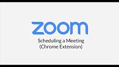  Scheduling a Meeting (Chrome Extension)