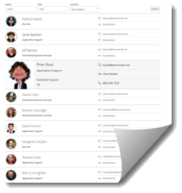 Staff Directory app